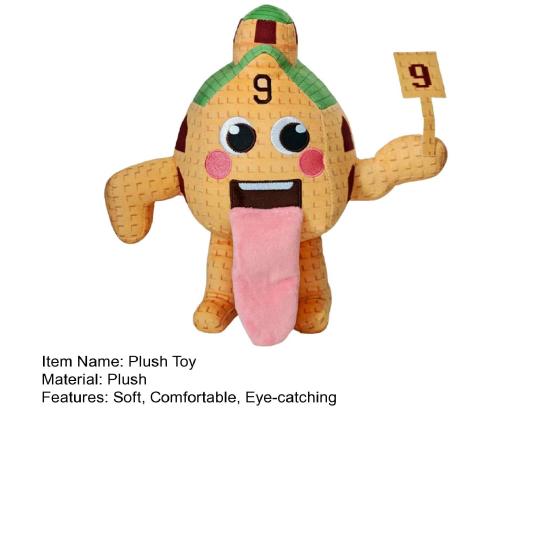 Game Character Plush Doll House No. 9 Character from Game Soft Stuffed Doll with PP Cotton Filling Cute Gift for Fans & Kids