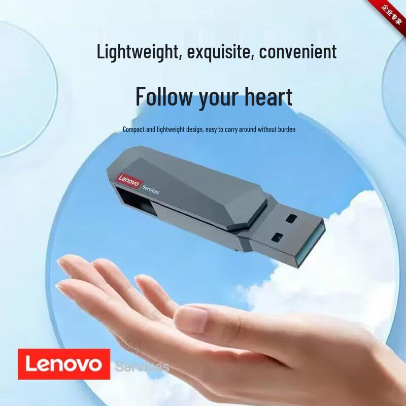 Lenovo E510 Dual-Interface USB/Type-C Metal Business USB Drive
