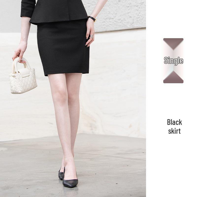 Luxury Women's Autumn/Winter Suit Set for Jewelry Store, Hotel Receptionist, and Salon Workwear