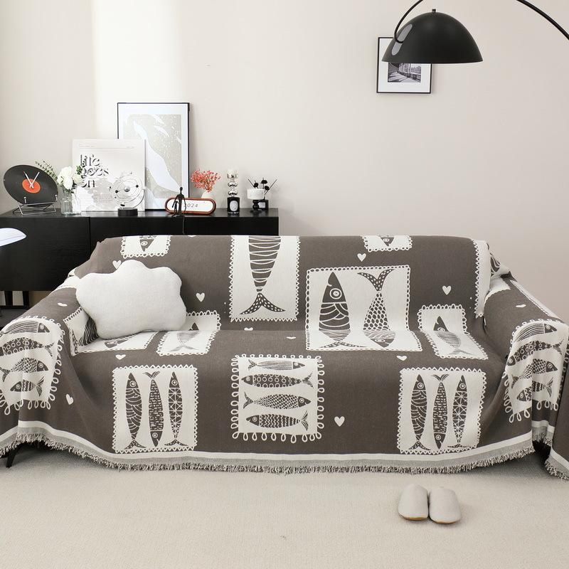 Chenille Sofa Towel for All Seasons, All-inclusive Sofa Cover, Dust Cover, One-piece Sofa Large Cover Cloth
