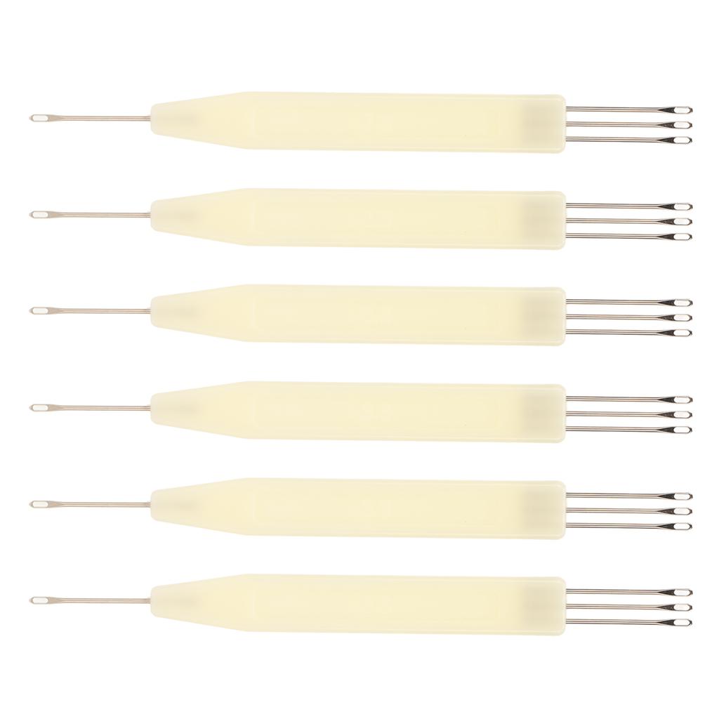 6 Pcs Transfer Needle 3.6mm Pitch 1X3 Fine Workmanship Knitting Machine Transfer Needle Knitting