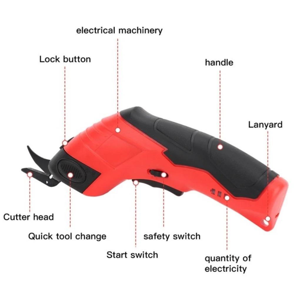 Creative Cordless Electric Scissors Portable Electric Fabric Cutter  Hand Tools