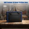 Thick Canvas Storage Tote, Zippered, Large Capacity, Handheld, Durable