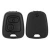 2 Knoppen Auto Intelligente Afstandsbediening Sleutelhanger Hoesje Vervanging Geschikt voor Peugeot 206