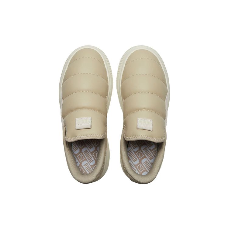 Puma Adidași Casual Suede Mayu Slip-On Femei Adidași Alb Murdar 383827-02