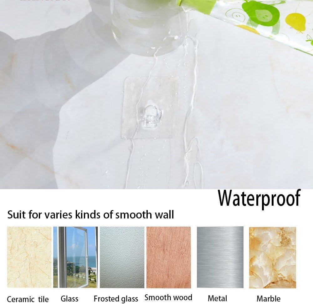 Transparent Wall Hooks Hangers Self Adhesive Door Wall Hangers Hooks Suction Heavy Load Rack for Kitchen Bathroom Accessories