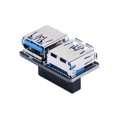 For Computer USB 3.0 A Female 19 20 Pin Female Motherboard Adapter Motherboard  Converter Adapter Converter Motherboard Adapter
