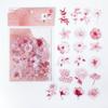 40Pcs/Pack Such As Light Density Series Sticker PET Transparent Plant Flower Sticker Decoration Scrapbooking Collage MYY
