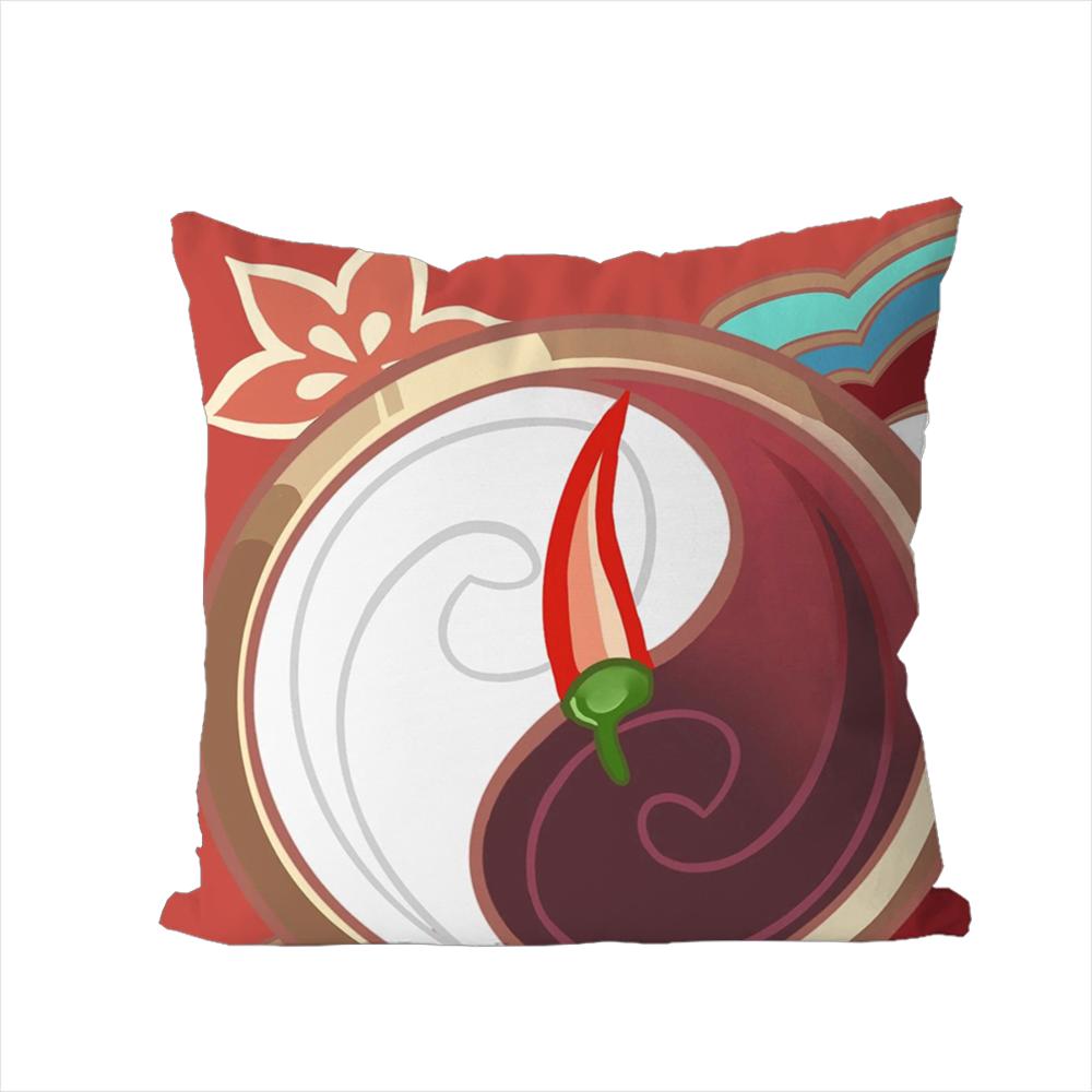Honkai Star Rail Jiaoqiu Pillow Case For Car Sofa Decorative Home Doublesided Print Plush Square Throw Pillow Cushion Cover