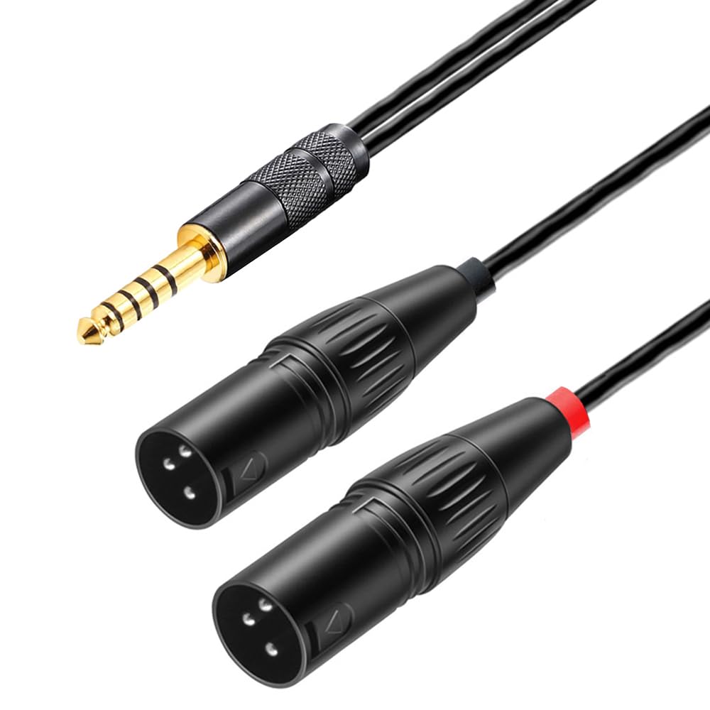 

Waveman XLR to 4.4mm Converter Cable, 4.4mm to XLR Cable, 6N OFC Oxygen-Free Copper, 4.4mm to 5-Pole, Canon Compatible, 0.5 Meter