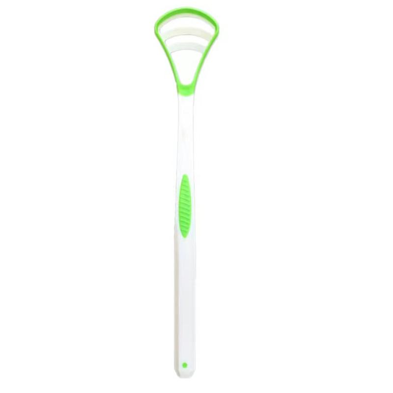 

1Pcs Silicone Tongue Scraper With Ergonomic Handle Double-Sided Fresher Breath Tongue Cleaning Brush Oral Hygiene Tool