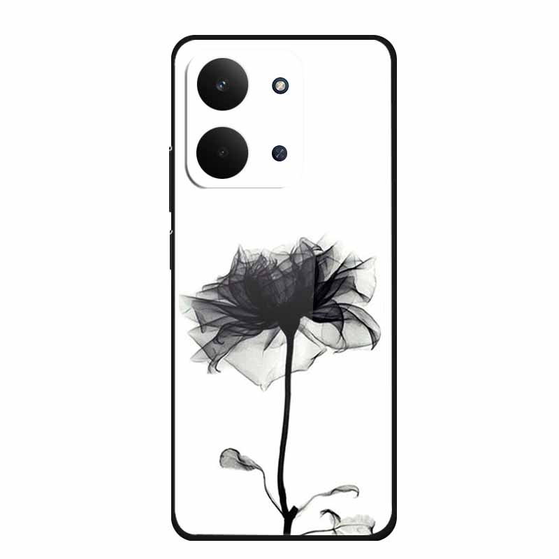 Xiaomi Redmi 15C 4G Kılıfı İçin Cam Arka Kapak 15 C Kılıf Sert Temperli Cam Kılıf Redmi 15C Telefon Kılıfı İçin Redmi15C Yumuşak Tampon
