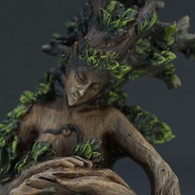 New Forest Goddess Desktop Decoration Natural Bird Statue Natural Resin Bird Statue | Personalized Creative Garden Ornament