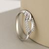 Tancise Classic 925 Sterling Silver Zircon Ring Ladies Jewelry Promesse de mariage Cadeau de fête