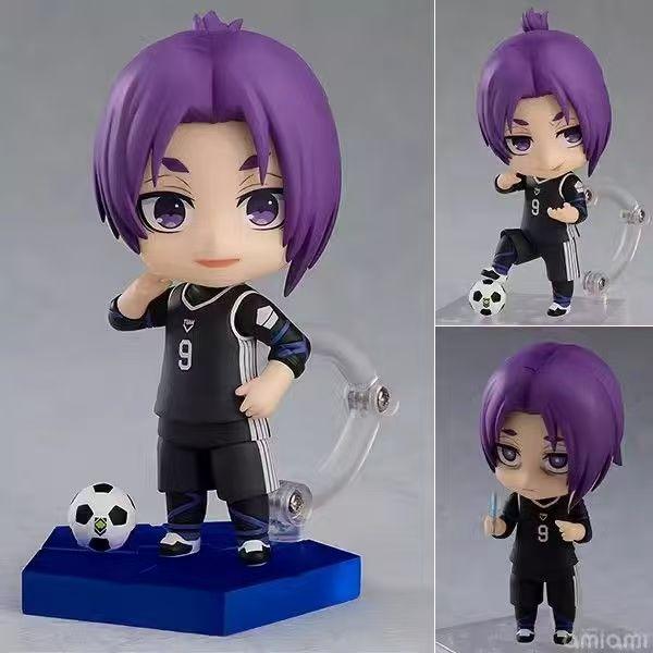 BLUE LOCK Anime Peripheral Tsugumi Seishiro Isagi Yoiichi Cute Action Figure Movable Doll Model Desktop Ornament Toys Gifts