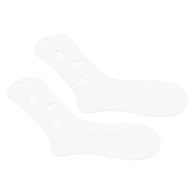 PATIKIL Sok 1 Verstelbaar Acryl en Hart voor Leuke DIY Breien en Haken Sokken Blokkers, Paar, Rekkers, Groot, Medium, Klein, Gevormd,