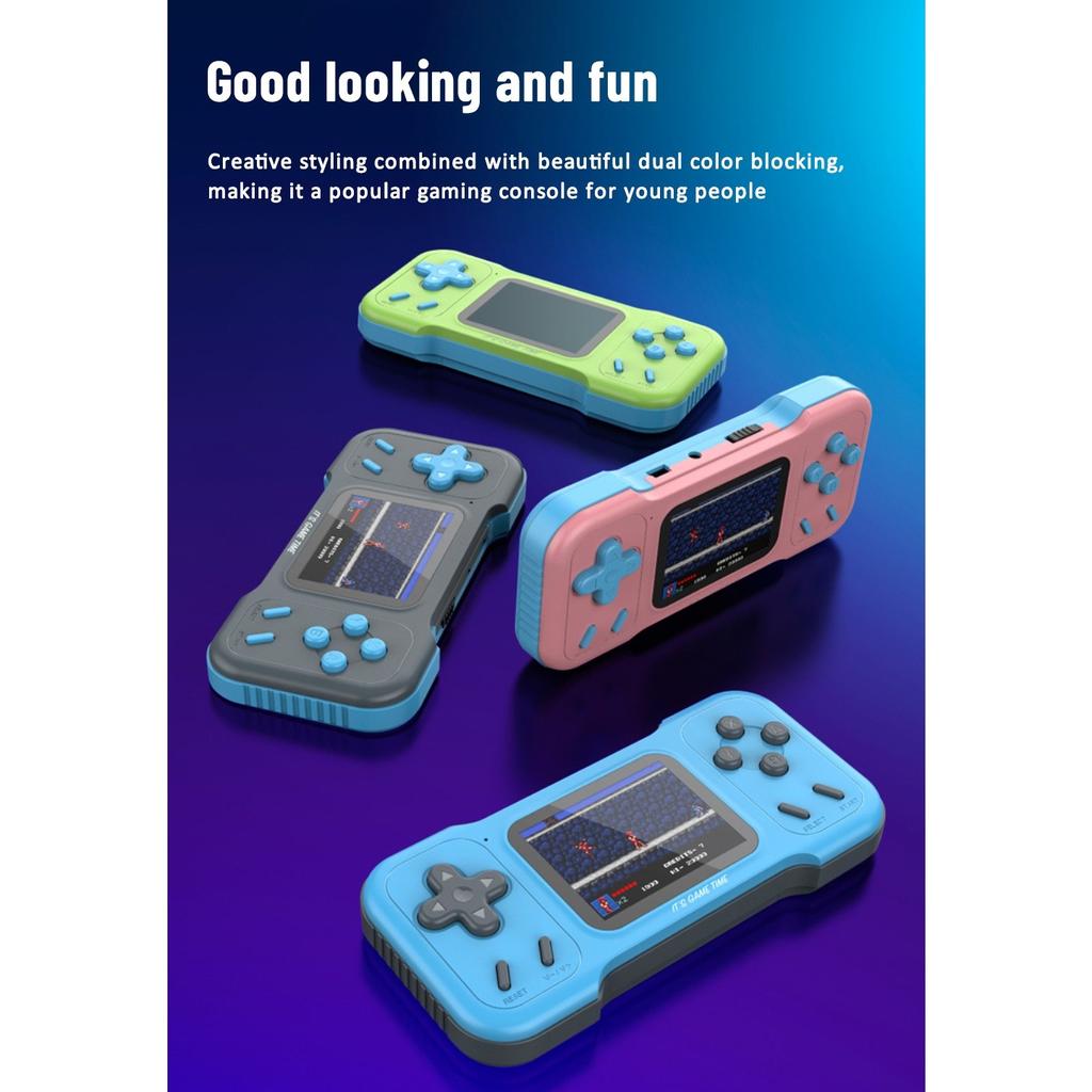 A15 Electronics Gadgets, Handheld Game Console Horizontal Screen Retro Nostalgic Arcade Single Double 500 In One Game Console