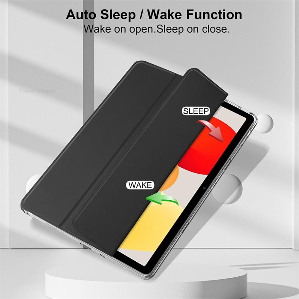 HD Flip Lederhülle Für Xiaomi Pad 8 7 Pro 5 6 Pro Hülle Redmi Pad SE 11 8.7 Pad 2 9.7" 11" Pro 12.1" M1 Mit Aufwach-Schlaf-Abdeckung