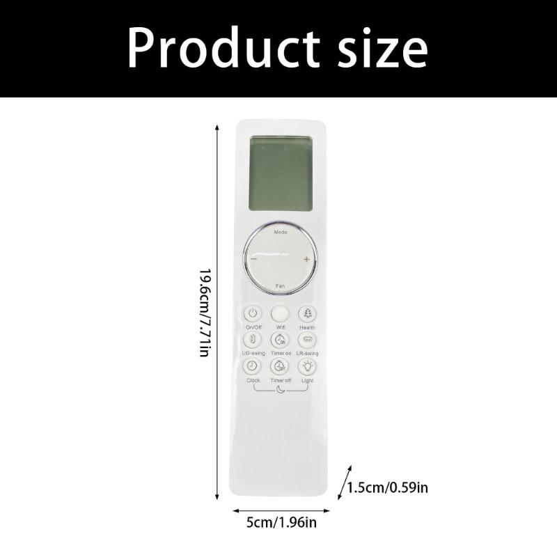 Universal Remote Control Compatible for YBE1FB7 Devices Controller Durability ABS Construction Ergonomic Design