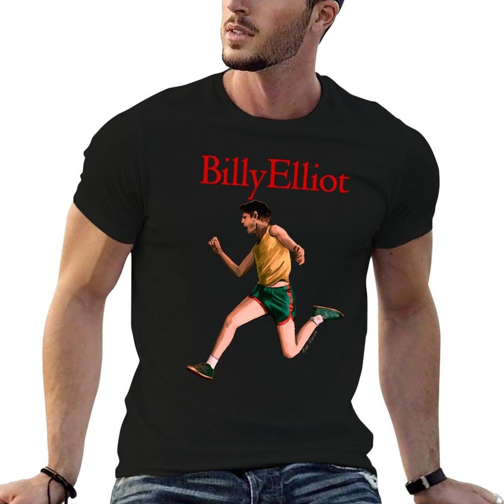 Copy of Billy Elliot Illustration by @axelrosito for @burrotees T-Shirt Simple Casual Short Sle
