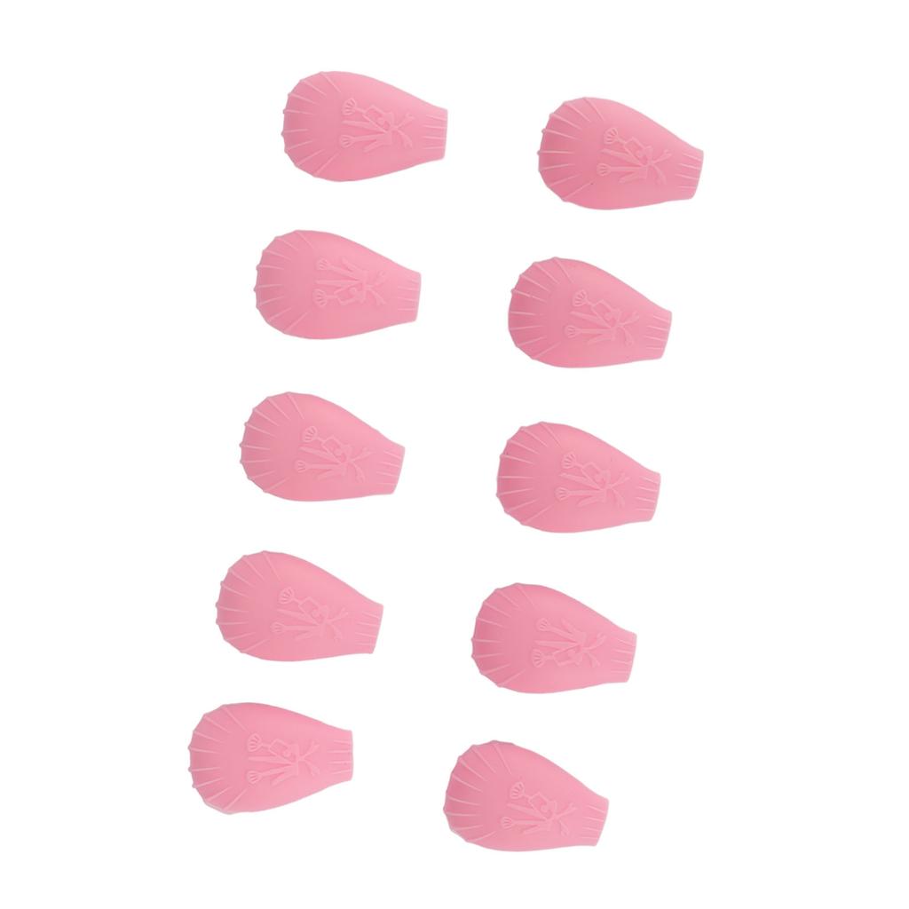 10pcs Eye Shadow Brush Covers Soft Silicone Dust Proof Makeup Brush Protector Covers
