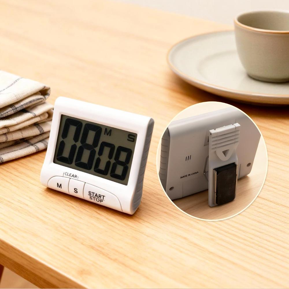 Loud Alarm Cooking Timer Large Display Screen Study Timer Multi-functional Cooking Reminder Baking