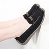 Fashion Women Suede Flats Slip on Soft Sole Walking Shoes Comfortable Low-cut Mother Loafers Casual Daily Shoes Size 35-43