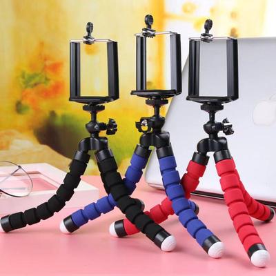 Schwamm Stativ Aufnahme Handyhalter, Stative Stativ für Telefon Handy Kamera Halter Clip Smartphone Einbeinstativ Dreibeinstativ