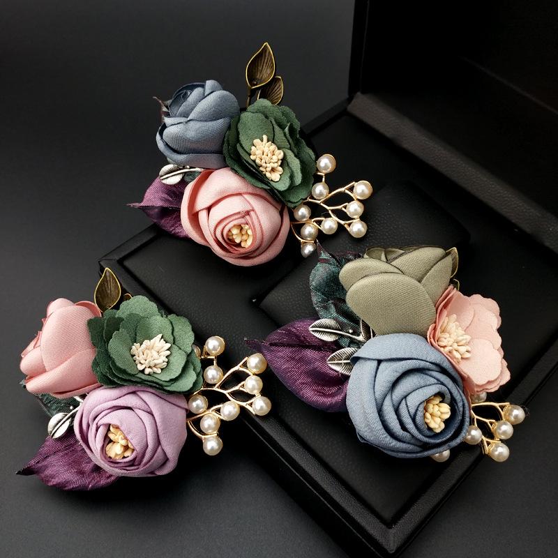 2021 Korean Fabric Flower Brooch - Elegant & Versatile Women's Accessory for Clothing
