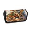 One Piece Anime Flip Pencil Case Large Capacity Multi Layer Durable Unisex Stationery Storage For Kids Boys And Girls Ages 6-10