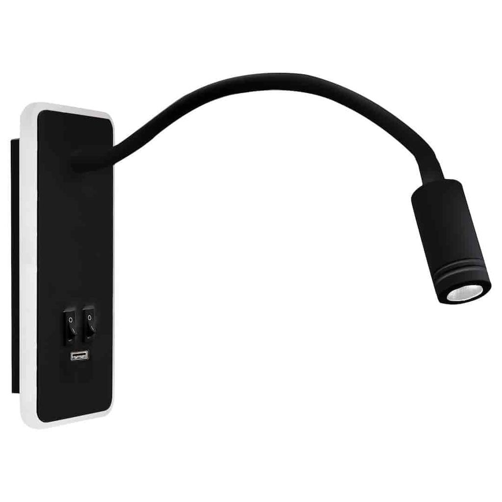 Base Night Lamp 8W+2W Black