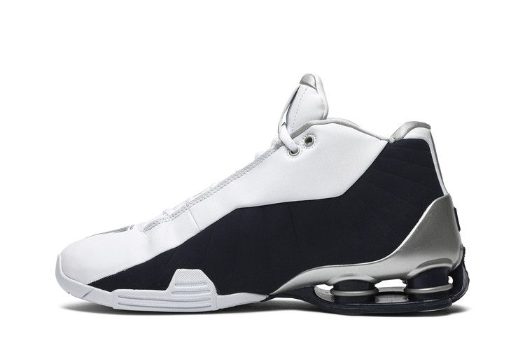 Nike Shox BB4 White Silver Navy