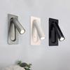 Modern Simple Recessed Bedside Wall Lamp Reading Lamp Adjustable Angle Corridor Bedroom Entrance Interior Lighting Decoration