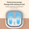 Foldable Foot Bath Massager With Bubble Infrared Heating Foot Soak Massage Wheels Massage Relaxation
