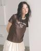 HAVISM Llf Neck S/S Tee(Brown)