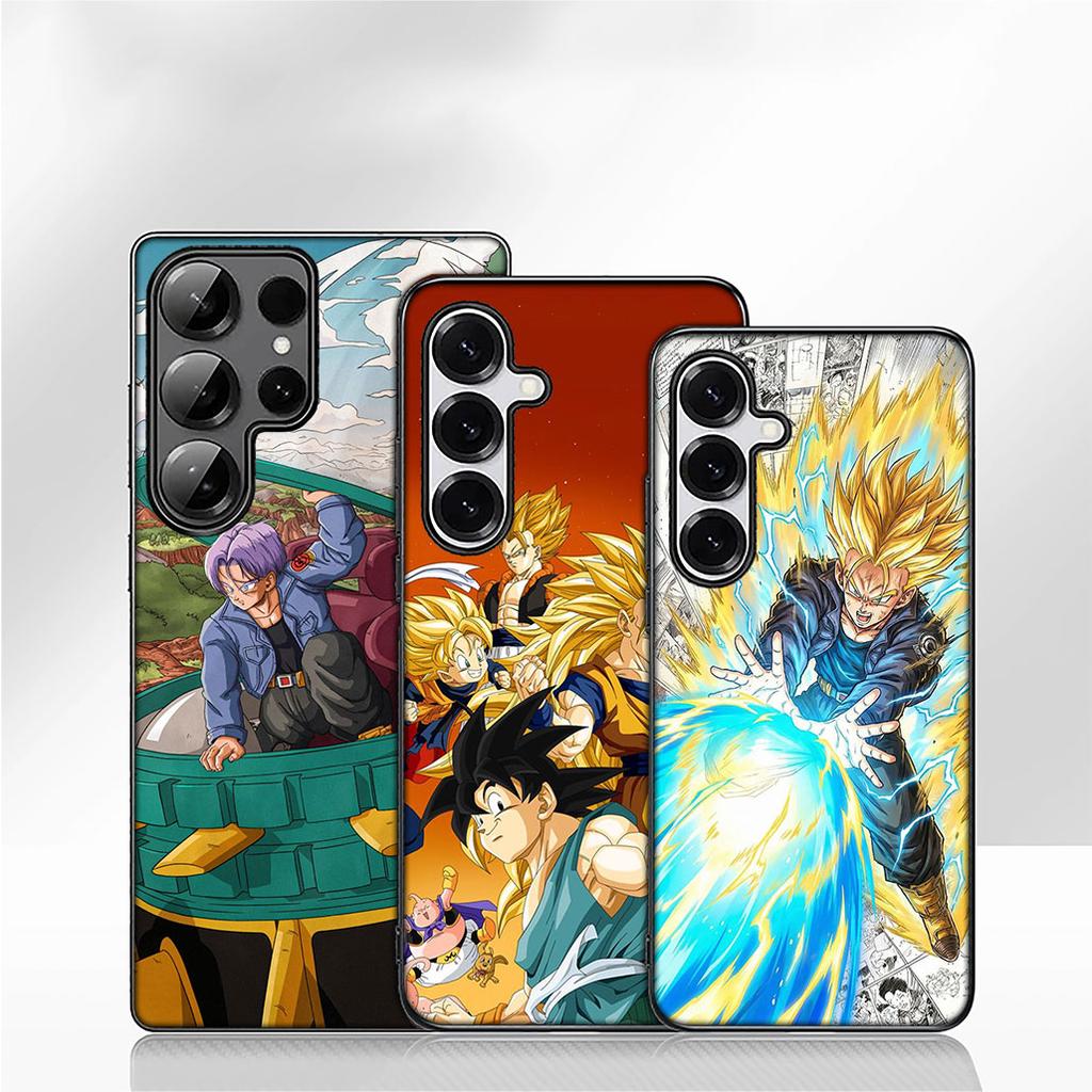 Cover for Samsung Galaxy S25 S23 S22 S24 FE Ultra Plus A56 A05 A06 A15 A16 A57 S7 Edge Case Torankusu Dragon Gokus Trunks Ball