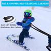 Yousheng Children Ski Training Harness with Easy Lift Handle Heavy Duty Teach Kids Speed Control Beginner Snowboarding Skiing Auxiliary Trainer