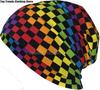 Rainbow Pride Hat Chemo Headwear for Women for Beanie Hat Skull Cap Cancer Headwear Accessories