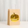 StoBag pumpkin gift wrapping bags kraft paper treat bags halloween thanksgiving day packaging bags for sweets autumn candy favor