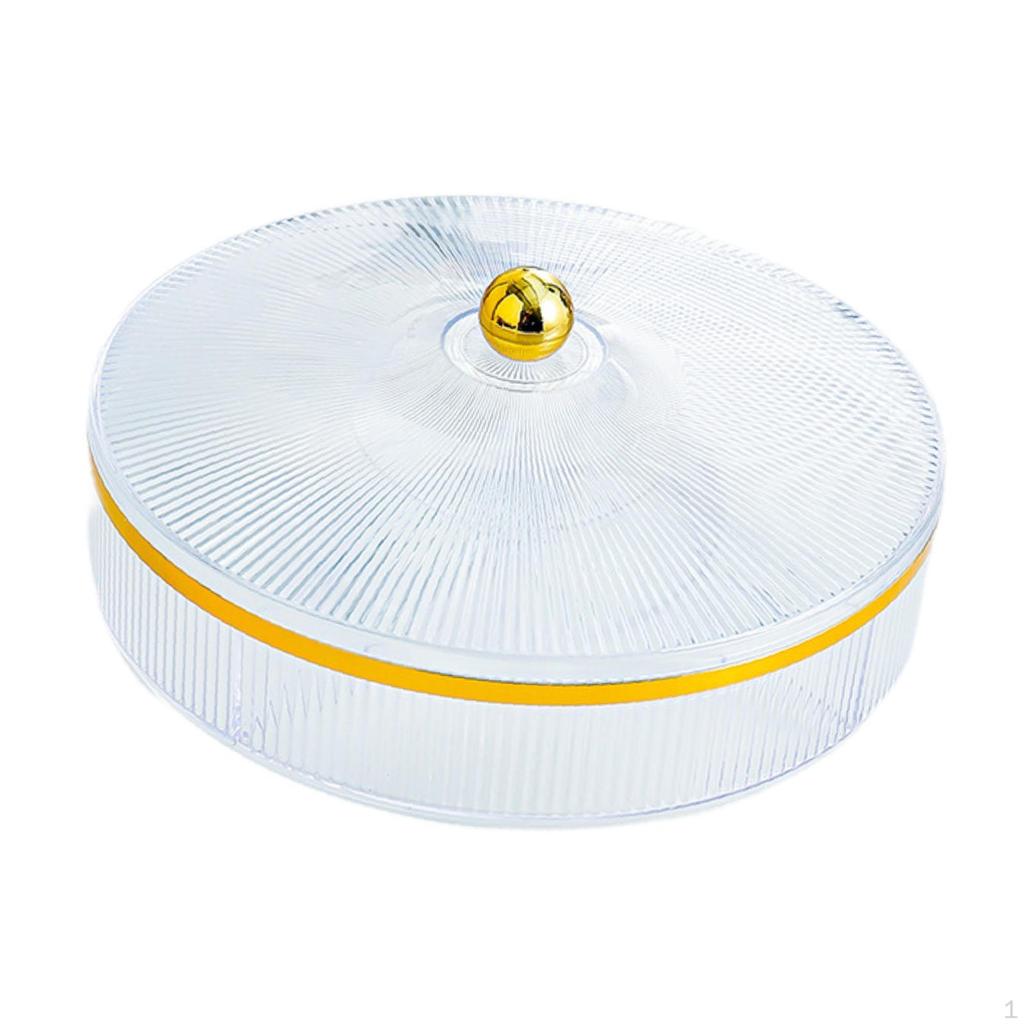 Trockenfrüchtehalter Tablett Lebensmittelaufbewahrungsbehälter, Tragbares leicht zu tragendes Snack Tablett, Vorspeise