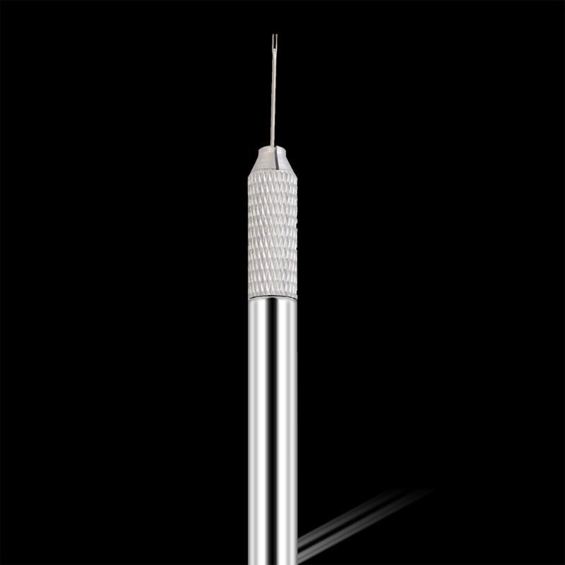 Doll Hair Rooting Device Hair Rooted Needle Wood Handle Design Hair Transplant Tool for Beginners Expert Crafting Use