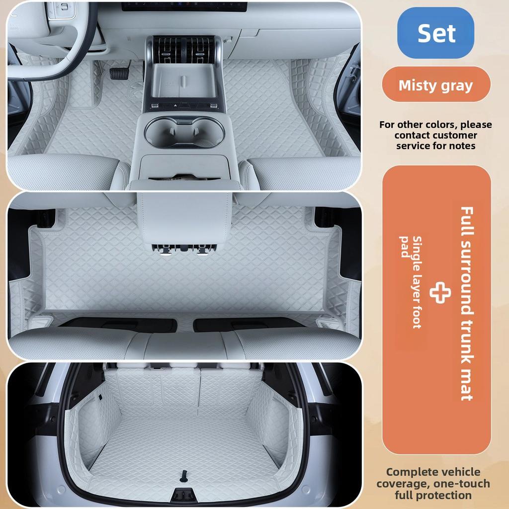 For BYD ATTO 3 EVO EV YUAN PLUS 2026 2027 Floor Mats Leather Durable Cargo Liner Boot Carpets Interior Cover Accessories