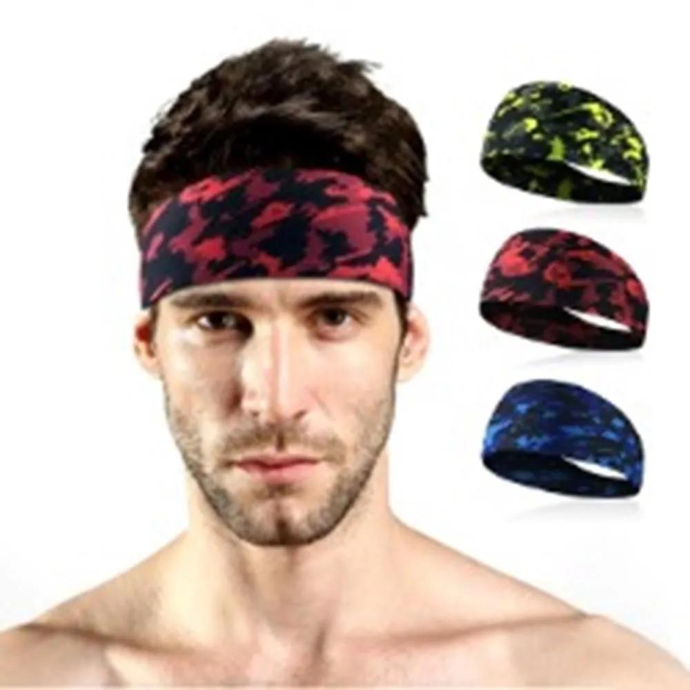 Moisture-absorbing quick-drying fabric hair fixing headband for exercise pain-free headband for hiking sweat Red