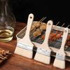Basting Brush with Wooden Handle Heat Resistant Kitchen Oil Brush for BBQ Sauce Pastry Spreader for Pancakes