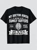 Black 100% Cotton Comfortable T-Shirt Size S-XXXL Funny Mental Health Humor Quote Design for Casual Everyday Home Office Outdoor Wear Perfect Gift for