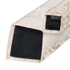 Design Tie Mens Dibangu Floral Formal Tie Wedding Silk Tie Hanky Cufflink Men Tie Clip Set For Gift Men