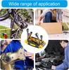 6 In 1 Folding Socket Wrench Set Multi Functional Hex Spanner Hex Nut Driver Set Tamper Proof Torx Key Wrench Repair Tool 5-12mm