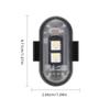 7-Farben-LED-Autostroboskoplichter Motorrad-LED-Positionslicht Kabellose Leuchte Drohne Kabellose Fernbedienung Blinkendes Warnsignal