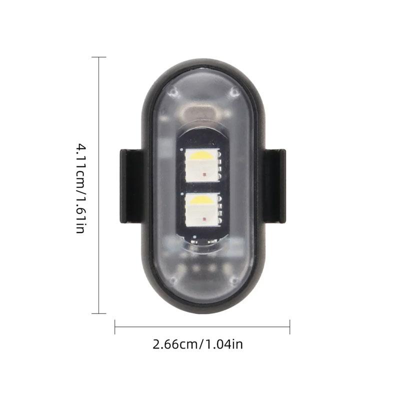 7-Farben-LED-Autostroboskoplichter Motorrad-LED-Positionslicht Kabellose Leuchte Drohne Kabellose Fernbedienung Blinkendes Warnsignal