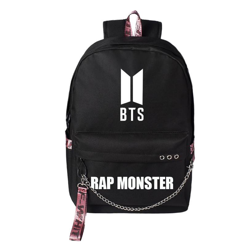 Bangtan Kpop Bts Boy USB Rucksack Lässige Schultasche Laptoptasche Reiserucksack